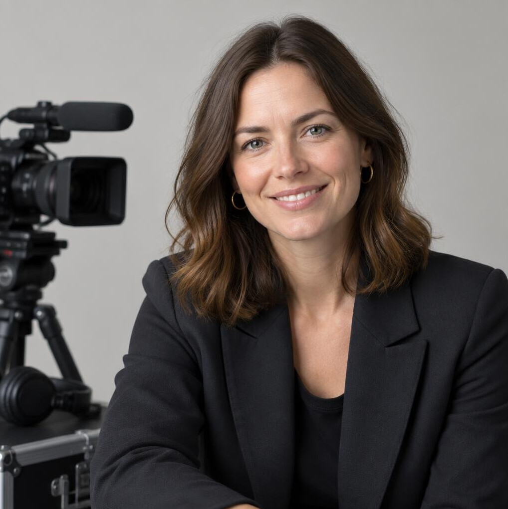 Portrait of a smiling woman in a blazer